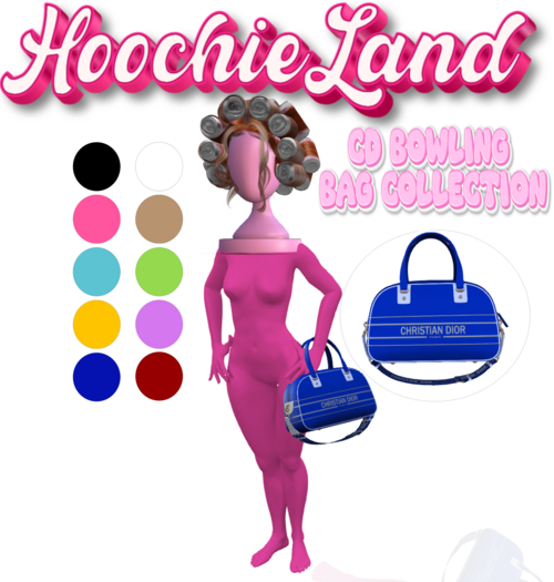 {HL} CD Bowling Bag White