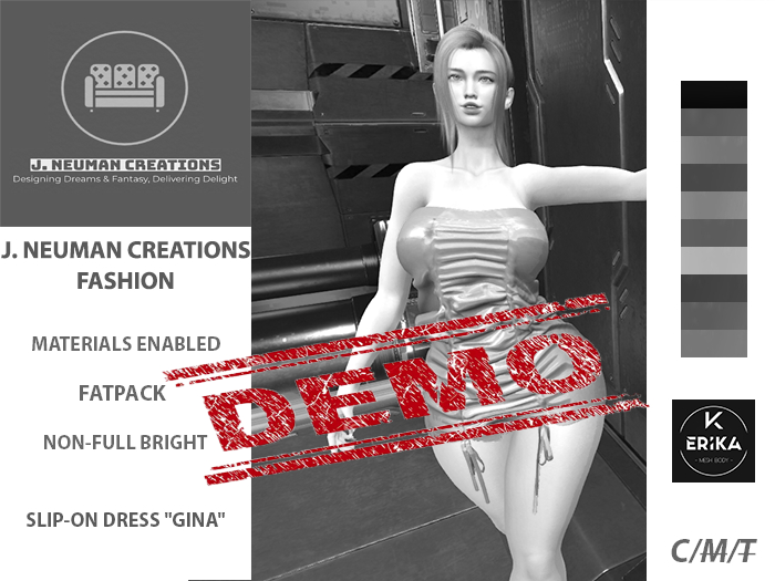[JNC-F] SLIP-ON DRESS "GINA" - ERIKA - DEMO