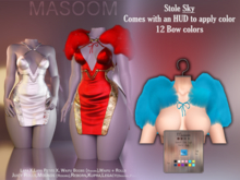 [[ Masoom ]] Stardust Stole - Sky
