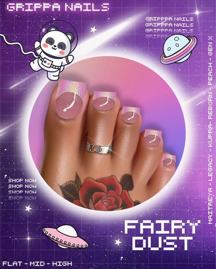 Grippa Pedi:: Fairy Dust Set
