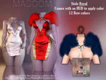 [[ Masoom ]] Stardust Stole - Royal