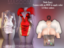 [[ Masoom ]] Stardust Stole - Ivory