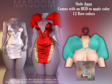 [[ Masoom ]] Stardust Stole - Aqua