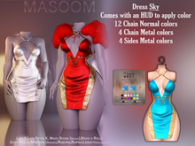 [[ Masoom ]] Stardust Dress - Sky