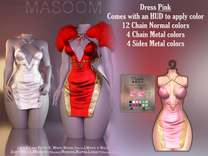 [[ Masoom ]] Stardust Dress - Pink
