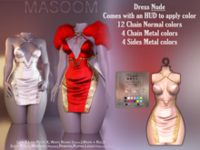 [[ Masoom ]] Stardust Dress - Nude