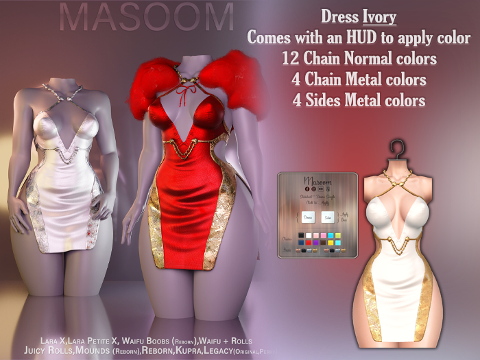 [[ Masoom ]] Stardust Dress - Ivory