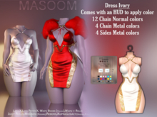 [[ Masoom ]] Stardust Dress - Ivory