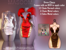 [[ Masoom ]] Stardust Dress - Choco