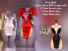 [[ Masoom ]] Stardust Dress - Black