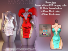 [[ Masoom ]] Stardust Dress - Aqua