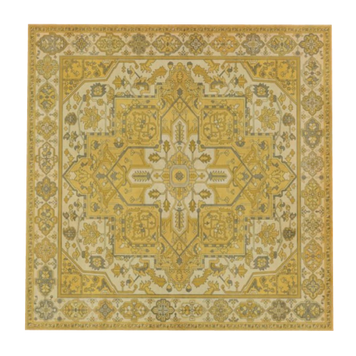 Prosperous Harvest Square Rug