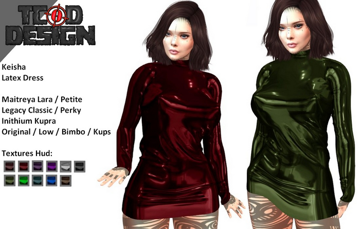 Latex Dress ~ Keisha [ADD ME]. DEMO