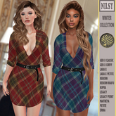 CHECK DRESS,2OPTIONS