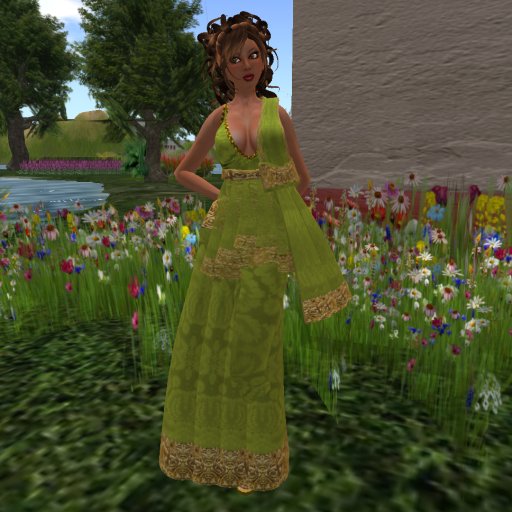 Roman Dress Cornelia Green