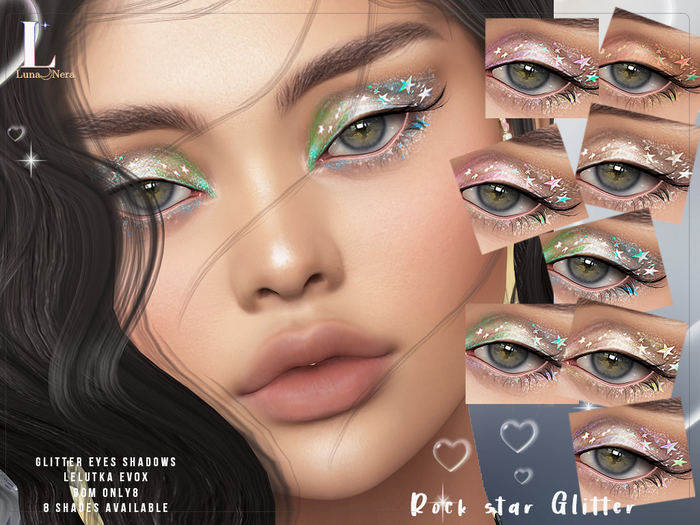 [LunaNera]Rock Star Glitter EyeShadow Bom
