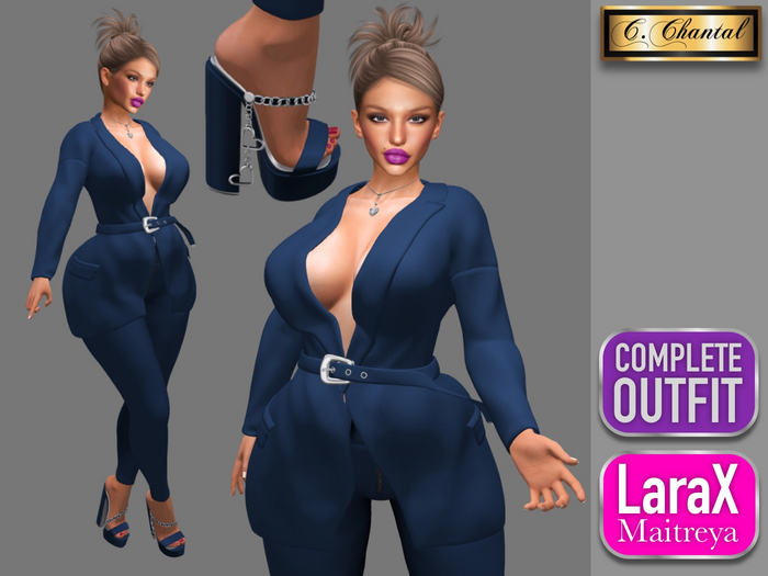 C.CHANTAL Sexy Secretary / Business Woman Outfit #4 [ Maitreya LaraX / Lara X ]