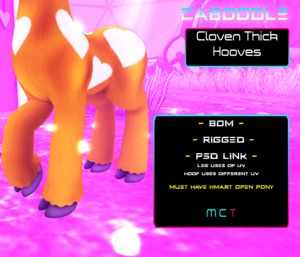 {C} OP Cloven Thick Hooves