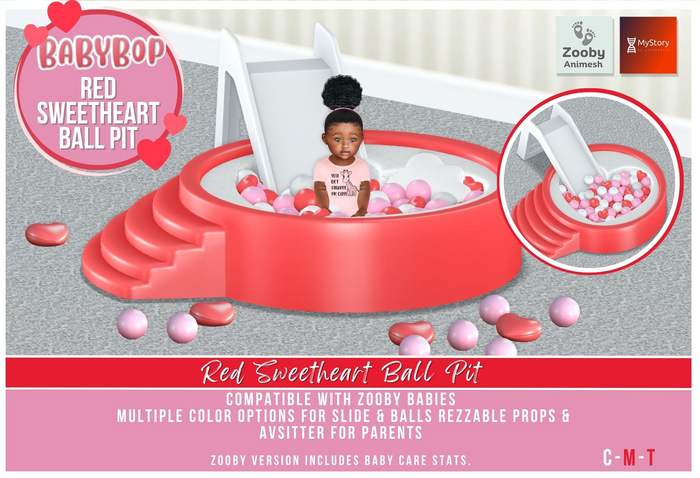 .:bb:. Red Sweetheart Ball Pit - (Zooby Animesh)