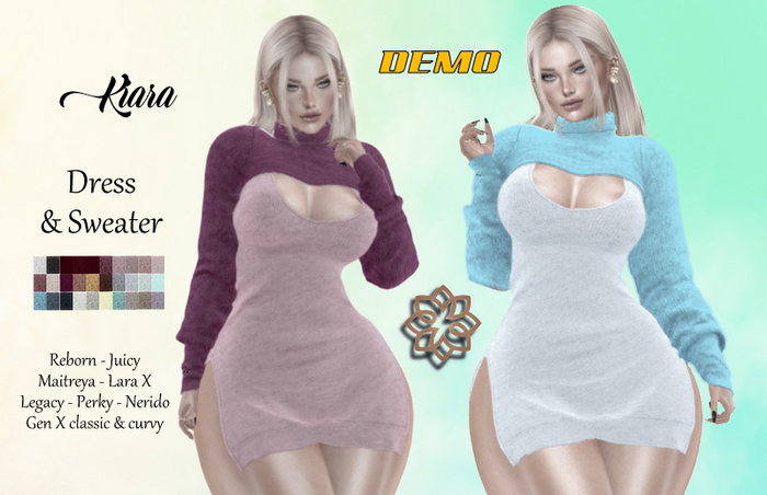 ::FOR YOU:: KIARA DRESS & SWEATER (DEMO 5 MIN)