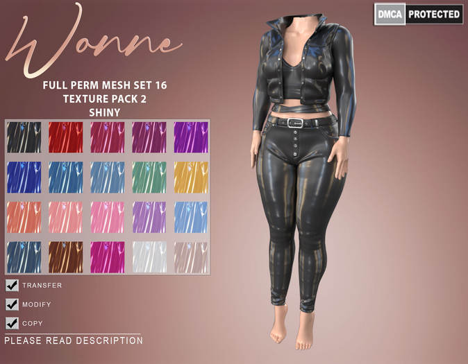 WONNE (16) Full Perm Mesh (Texture Pack 2)