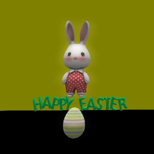 Happy Easter Bunny Egg Spin Dotti