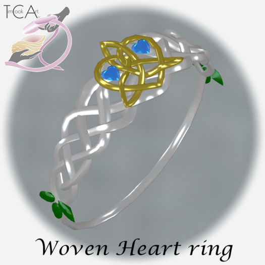 Woven Heart ring [TCA]