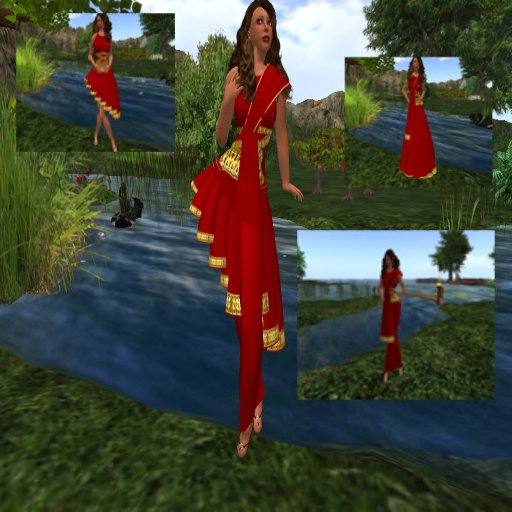 Roman Dress Juno Red