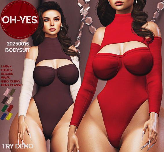 :::::Oh-Yes::::: 20230015 Bodysuit