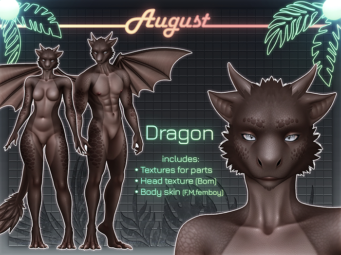 [• AUGUST •] - Dragon MOD (chocolate)