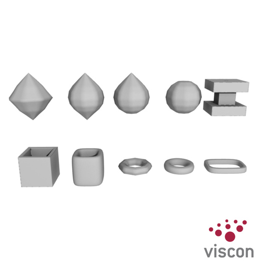 Viscon* Sculpties Jewelry Set with Tiny Prim Sculpts + UV Maps