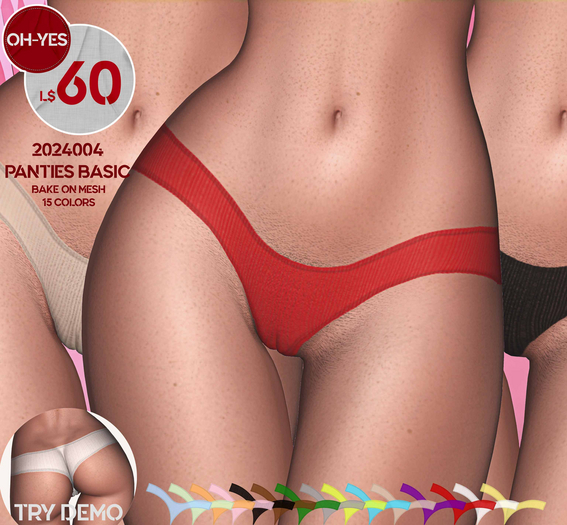 :::::Oh-Yes::::: 2024004 Panties Basic