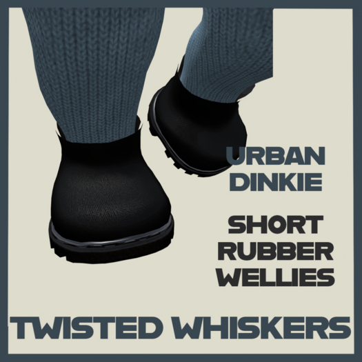 *TW* URBAN DINKIE SHORT RUBBER WELLIES