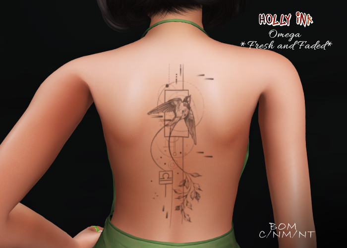 Holly Ink - Omega - BOM tattoo
