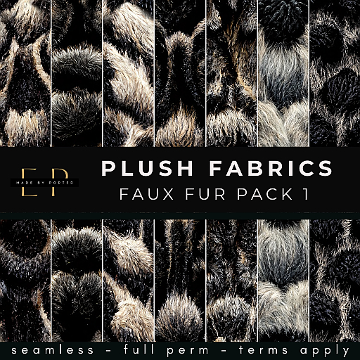Made by Porter - Plush Fabric Faux Fur Pack 1