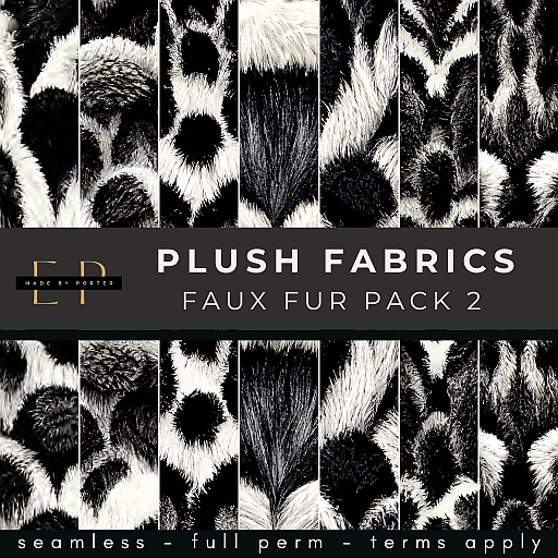 Made by Porter - Plush Fabric Faux Fur Pack 2