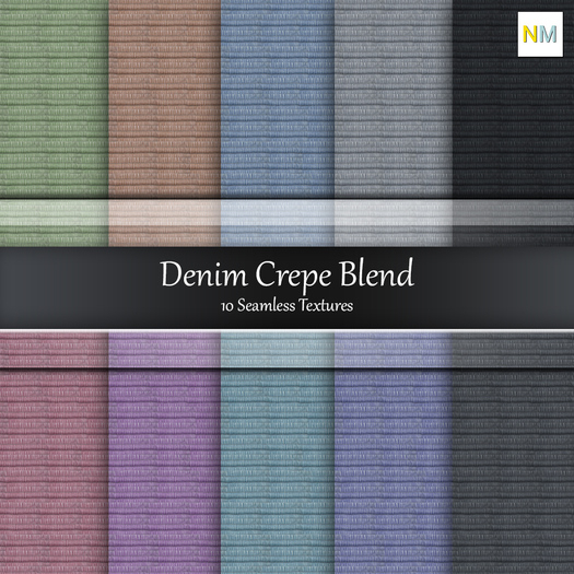 Denim Crepe