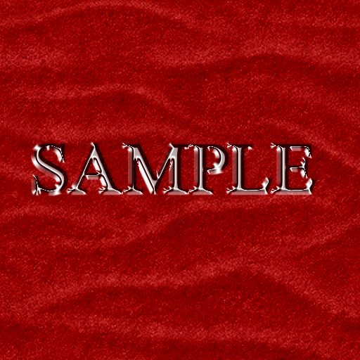 Zoy Texture [ Velvet ] Seamless Wave - Red