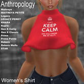 I can't keep calm. Do you know me at all? Women's Shirt (WBZ)