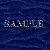 Zoy Texture [ Velvet ] Seamless Wave - Navy