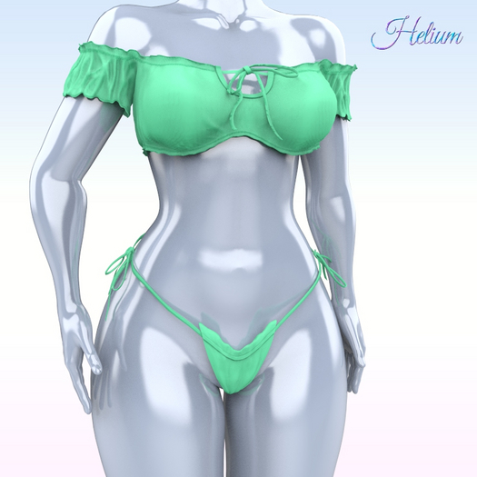Green Skinny Bikini