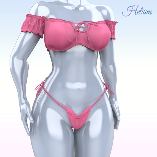 Pink Skinny Bikini