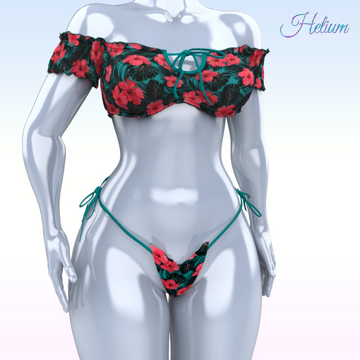 Tropical Skinny Bikini