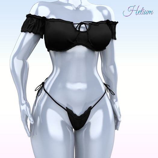 Black Skinny Bikini Maitreya LaraX