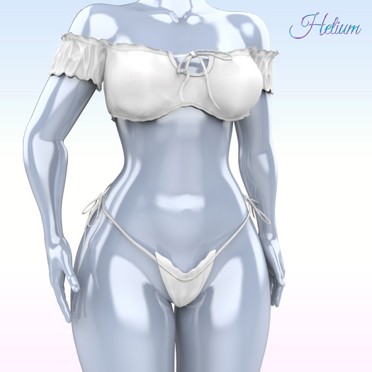 White Bikini LaraX