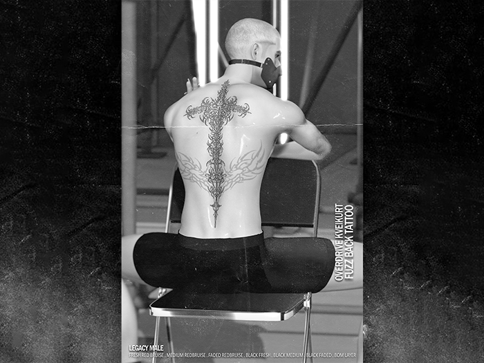 OVERDRIVE KVEIKURT - FUZZ  BACK TATTOO MALE  DEMO