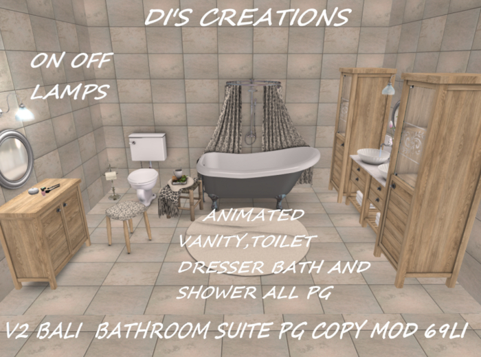 V2 BALI BATHROOM SUITE PG
