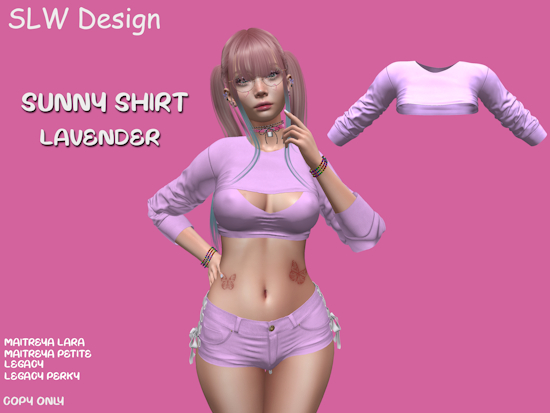 SLW Design - Sunny Shirt lavender