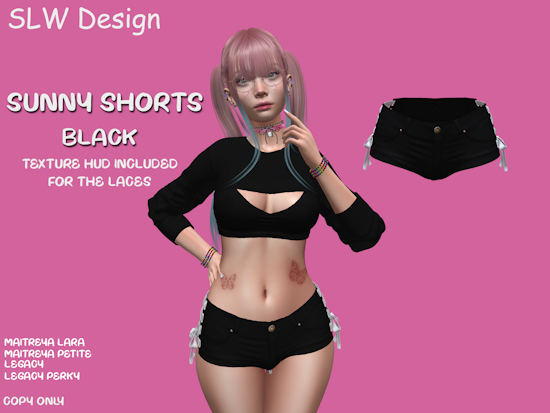 SLW Design - Sunny Shorts black