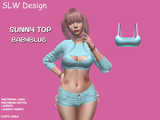 SLW Design - Sunny Top babyblue